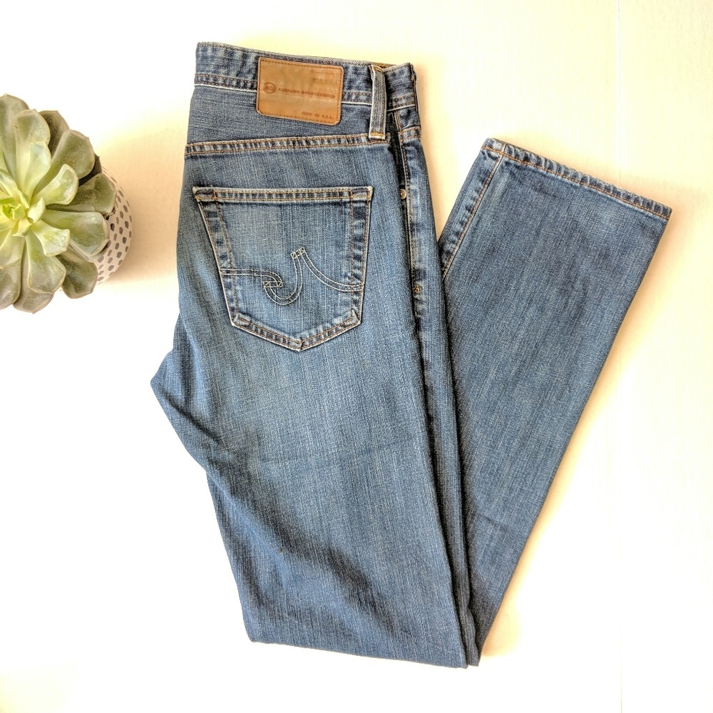 Mens AG The Matchbox Slim Straight Jeans 445 - Picture 2 of 7